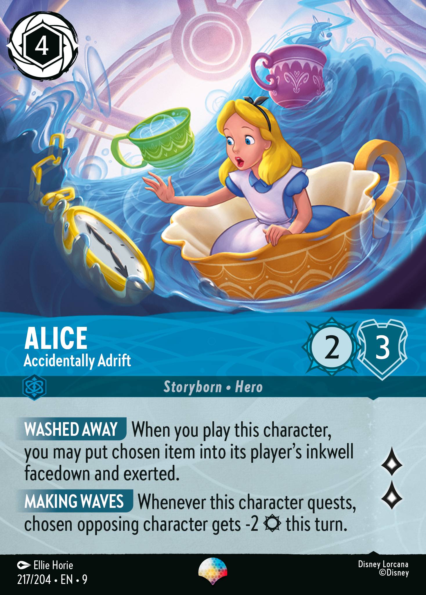 Alice — Accidentally Adrift Disney Lorcana card