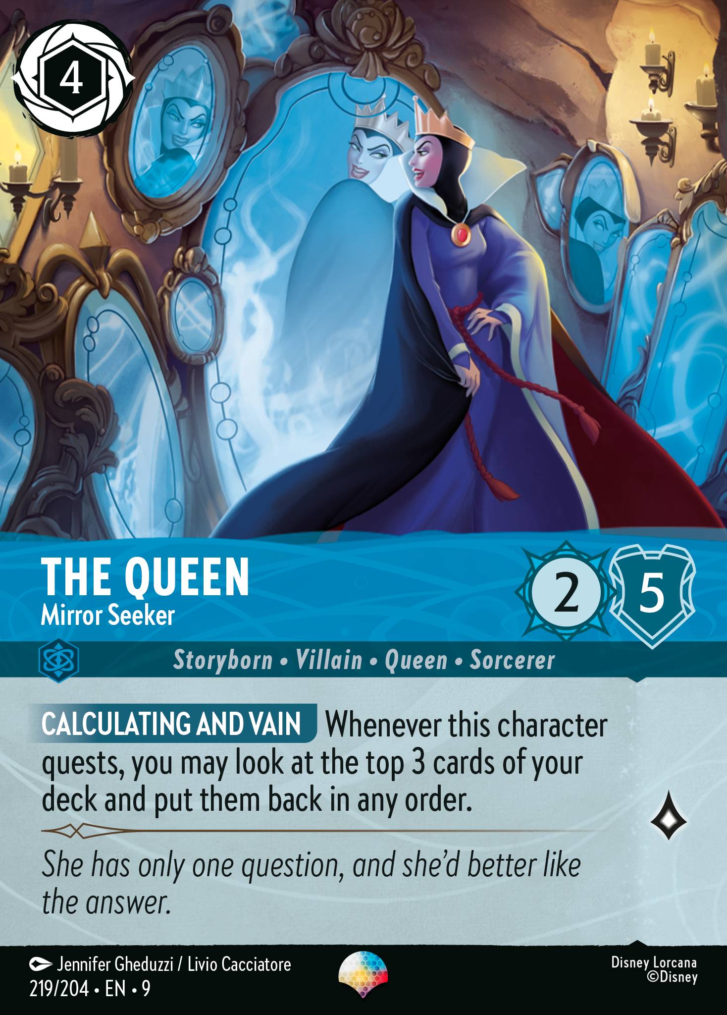 The Queen — Mirror Seeker Disney Lorcana card