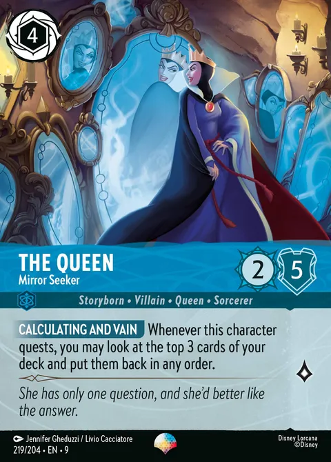 The Queen — Mirror Seeker Disney Lorcana card