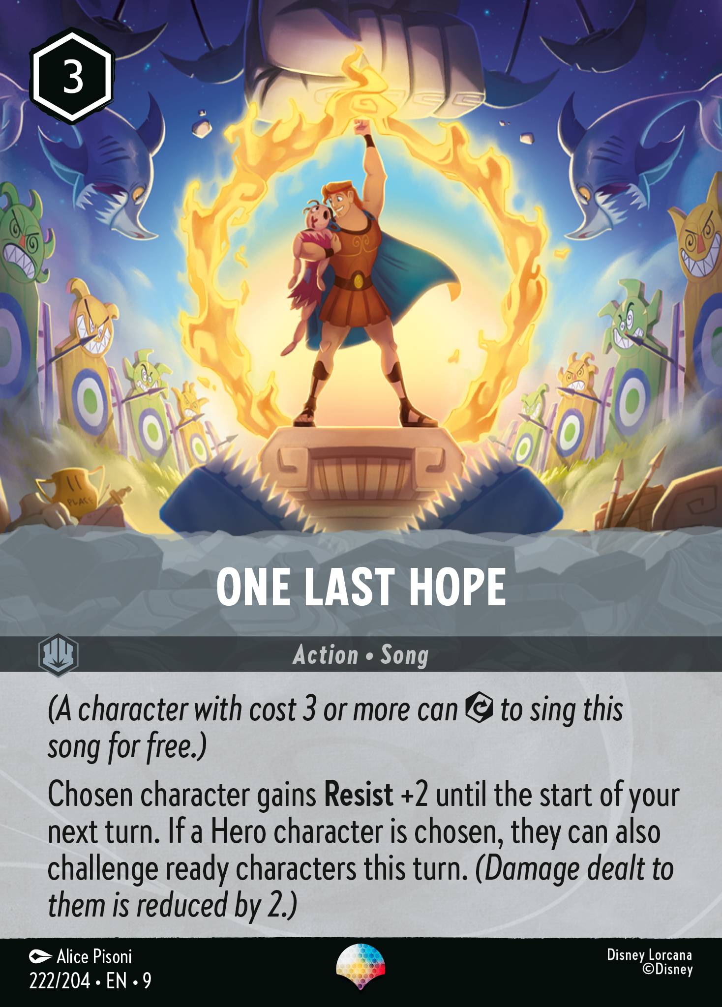 One Last Hope Disney Lorcana card