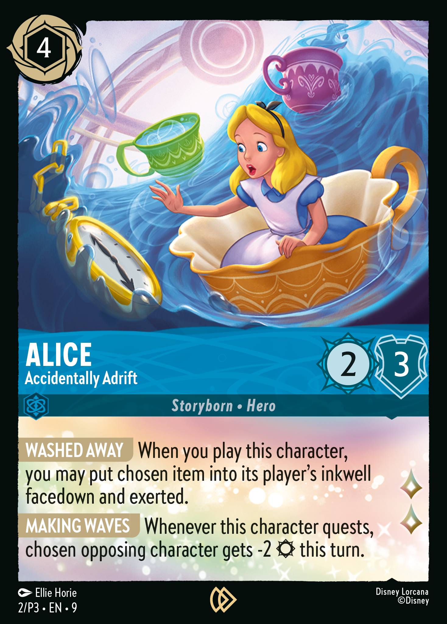 Alice — Accidentally Adrift Disney Lorcana card