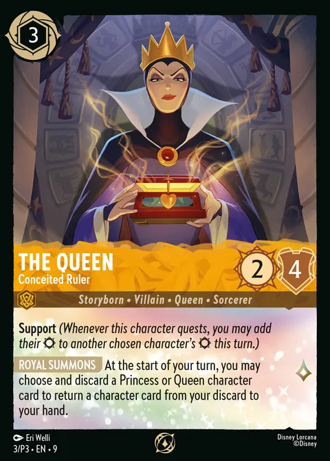The Queen — Conceited Ruler Disney Lorcana card