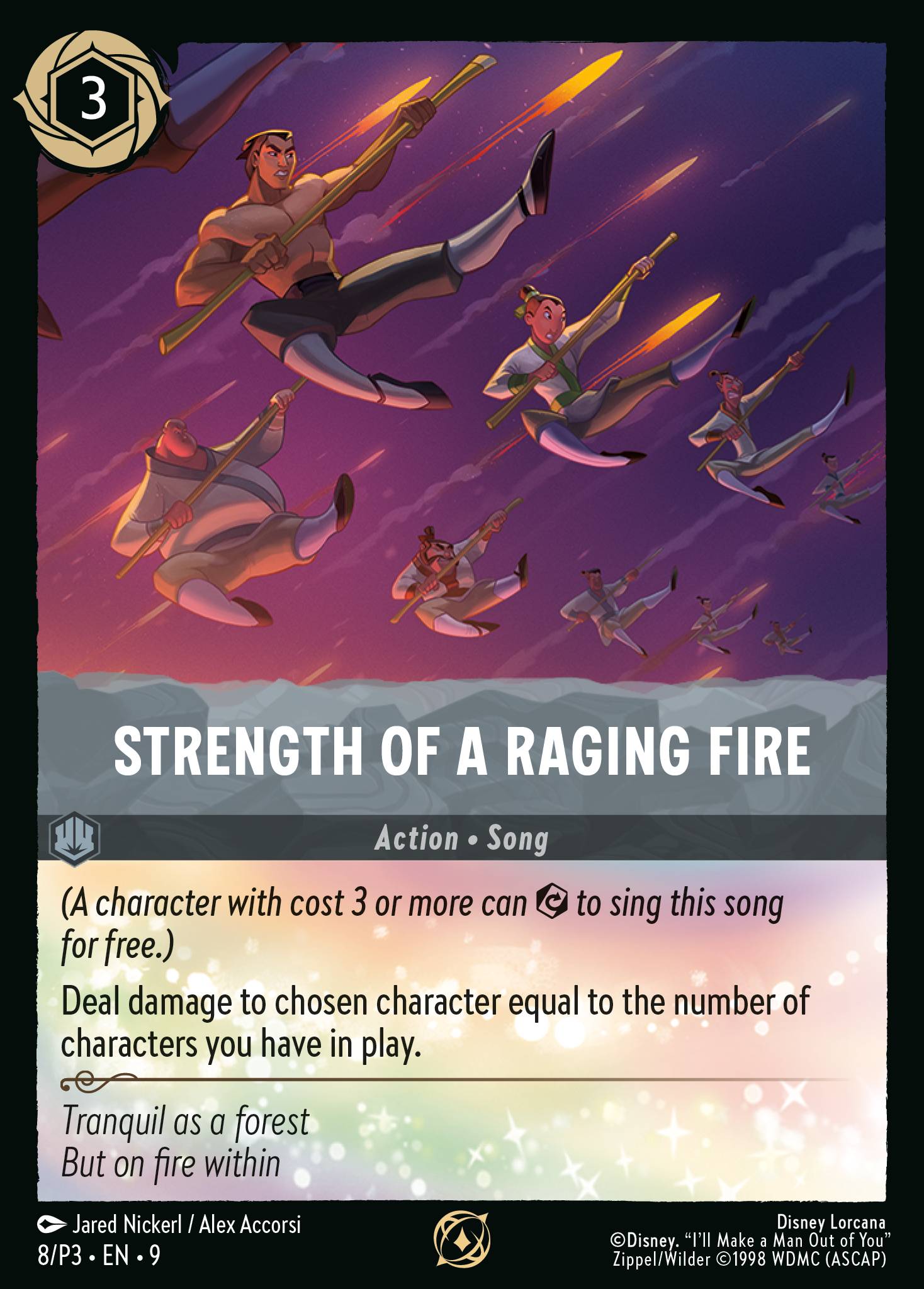 Strength of a Raging Fire Disney Lorcana card