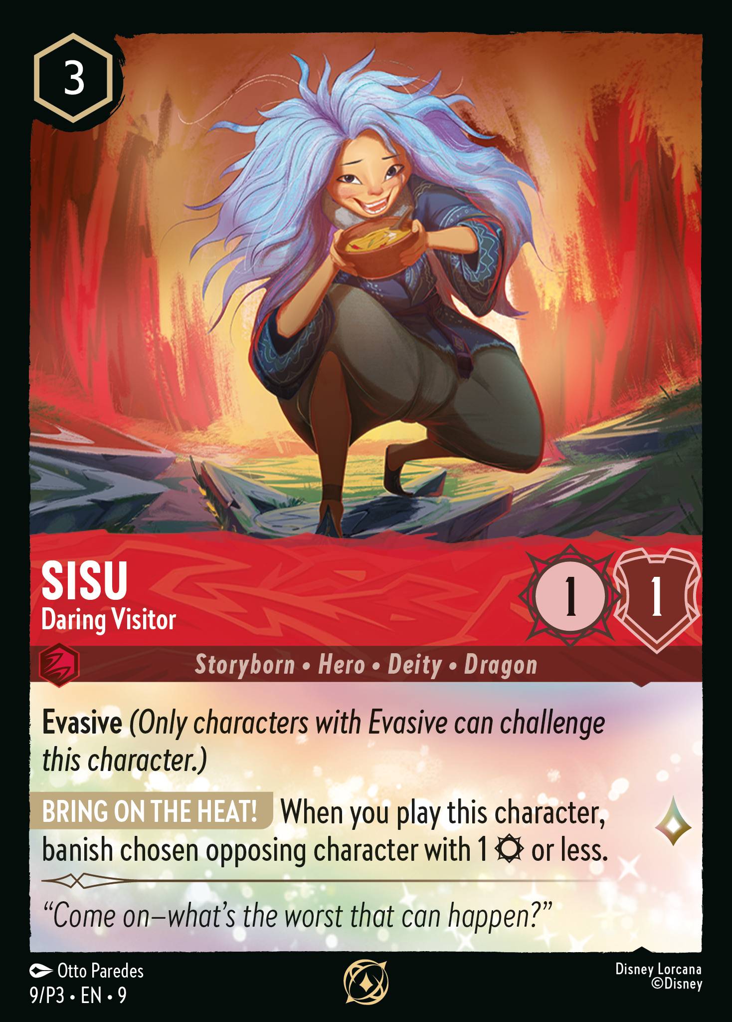 Sisu — Daring Visitor Disney Lorcana card