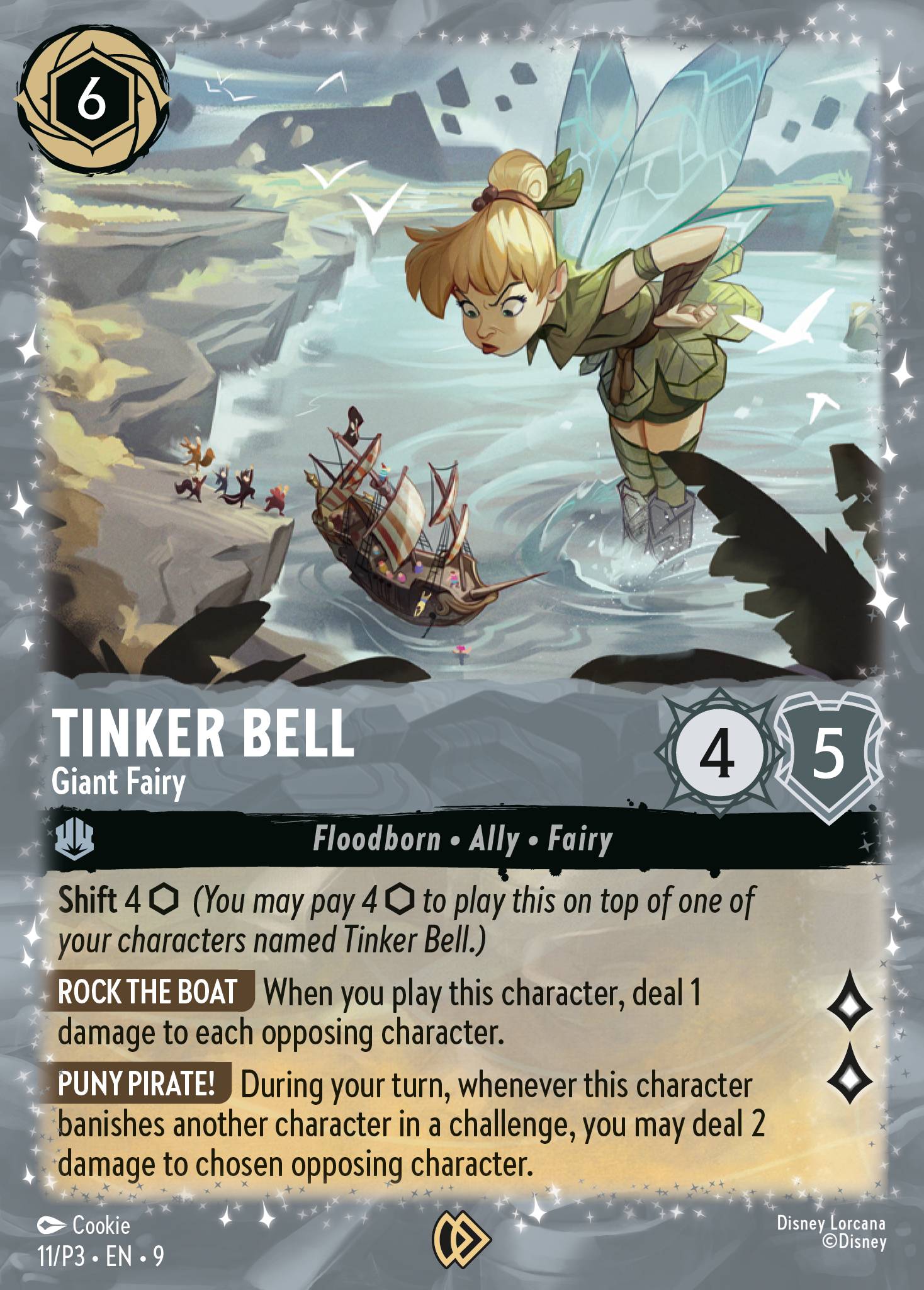 Tinker Bell — Giant Fairy Disney Lorcana card