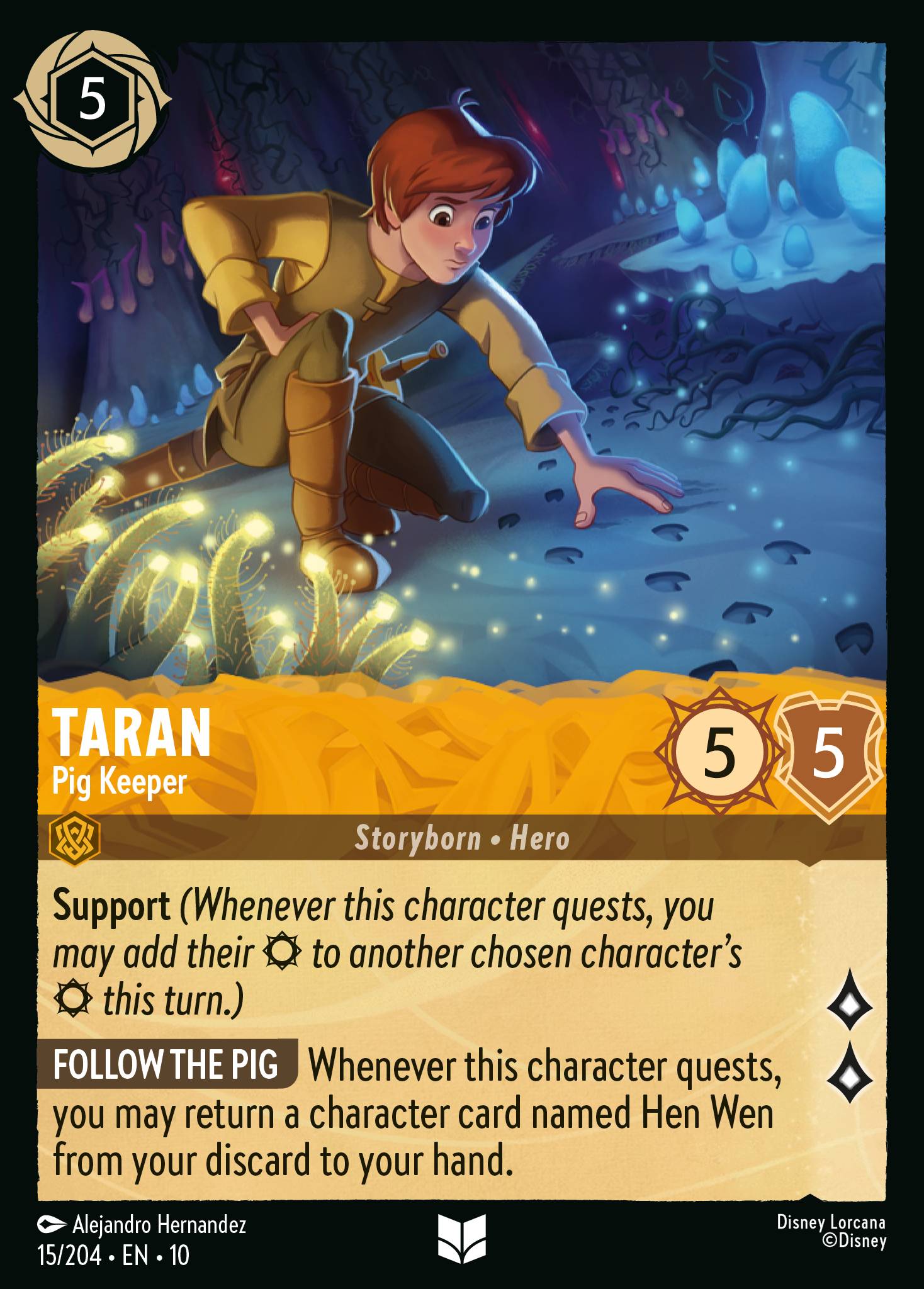 Taran — Pig Keeper Disney Lorcana card