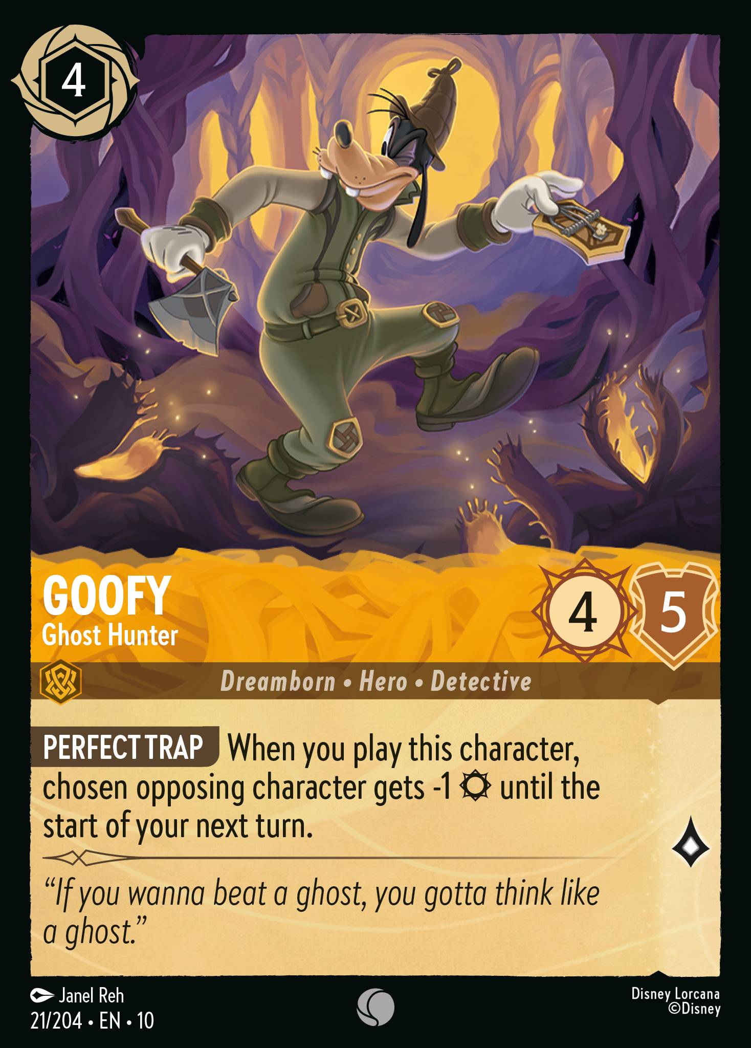 Goofy — Ghost Hunter Disney Lorcana card