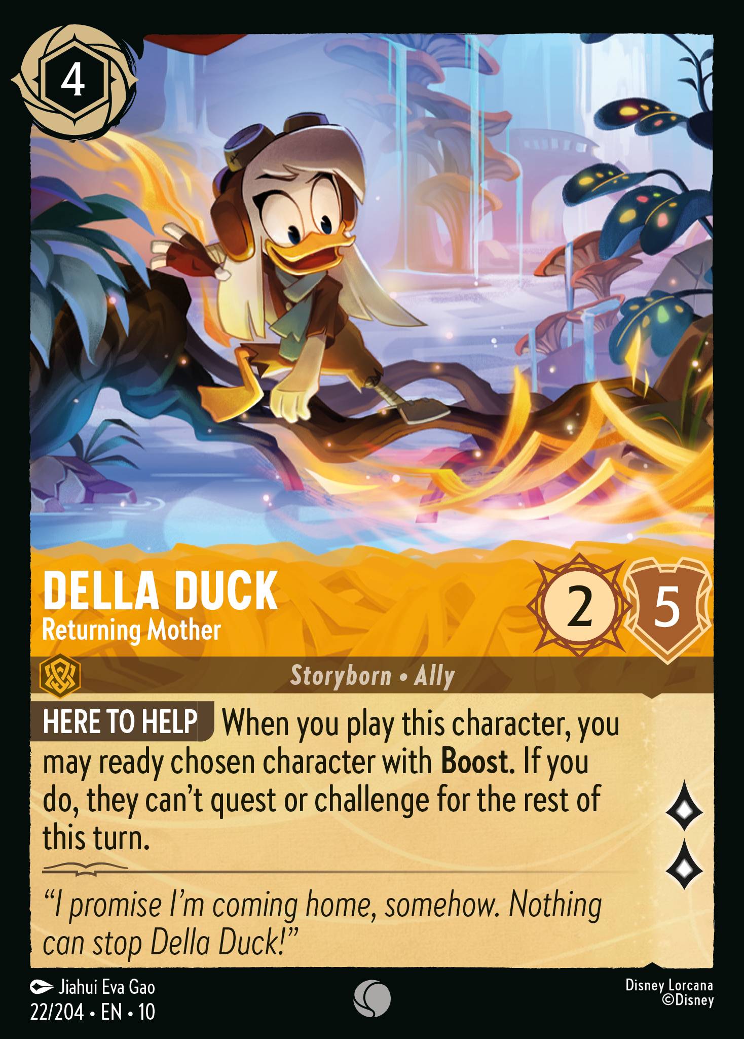 Della Duck — Returning Mother Disney Lorcana card