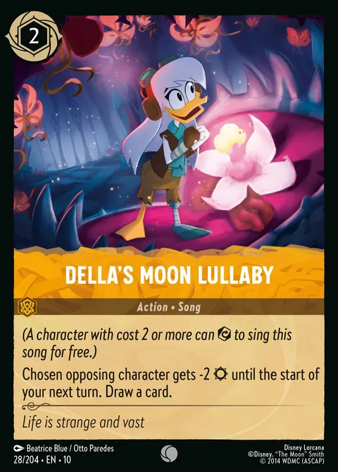 Della's Moon Lullaby Disney Lorcana card