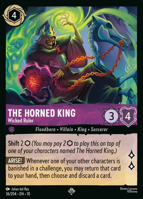 The Horned King — Wicked Ruler Disney Lorcana card