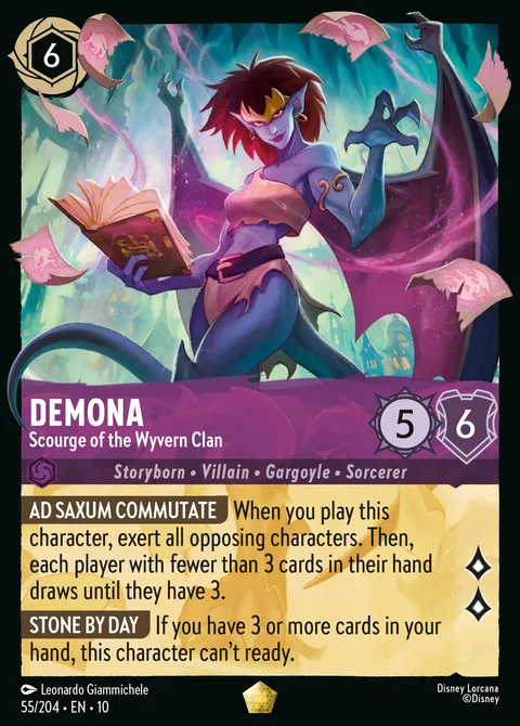 Demona — Scourge of the Wyvern Clan Disney Lorcana card