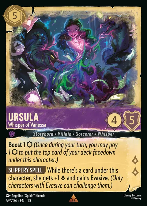 Ursula — Whisper of Vanessa Disney Lorcana card