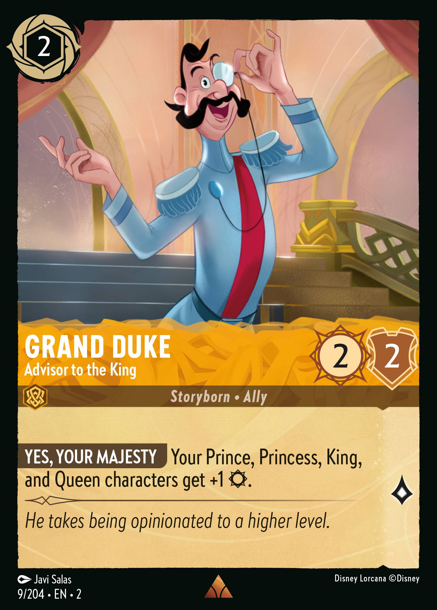 Grand Duke — Advisor to the King Disney Lorcana card