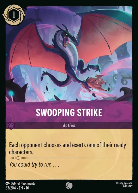 Swooping Strike Disney Lorcana card