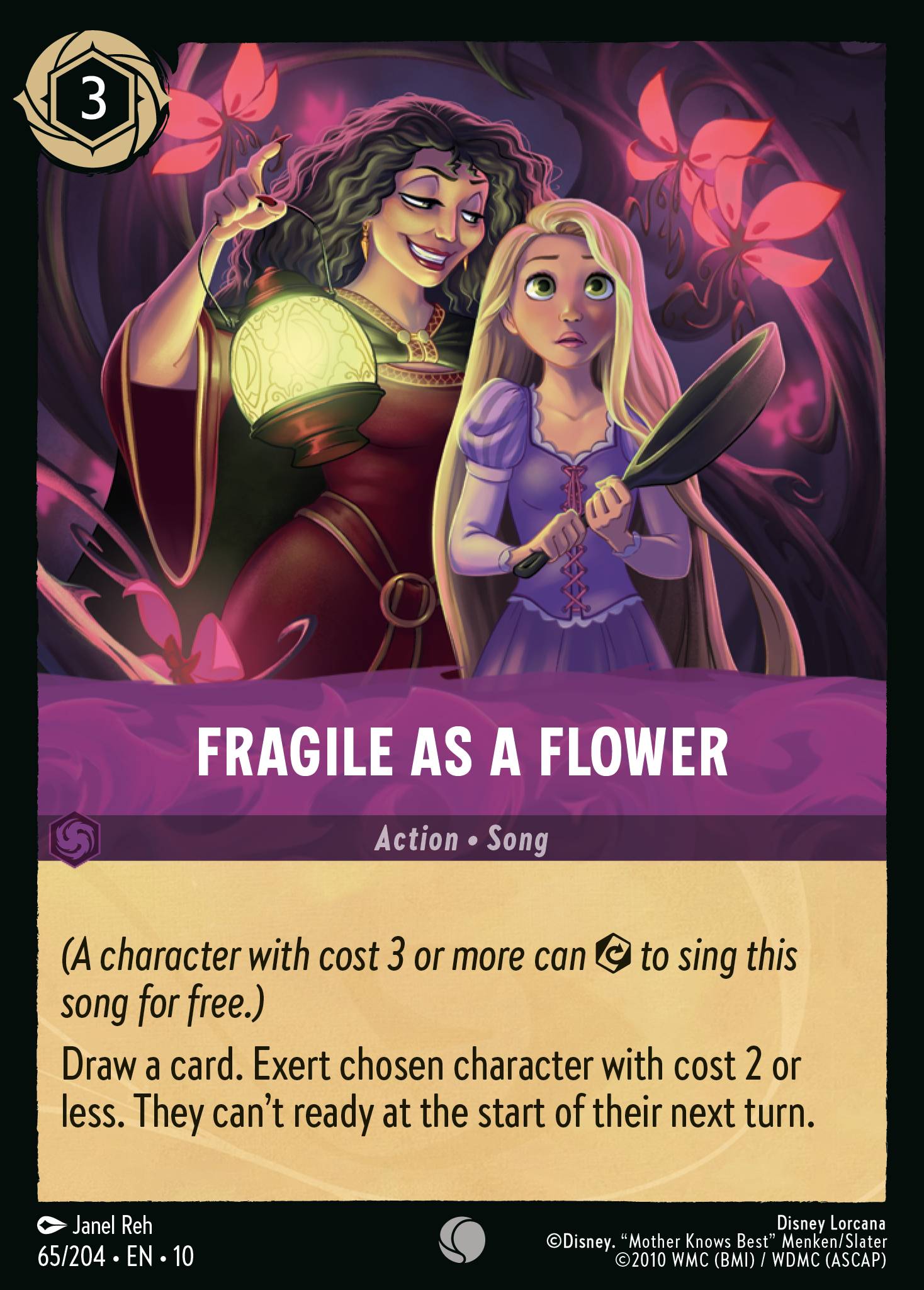 Fragile as a Flower Disney Lorcana card
