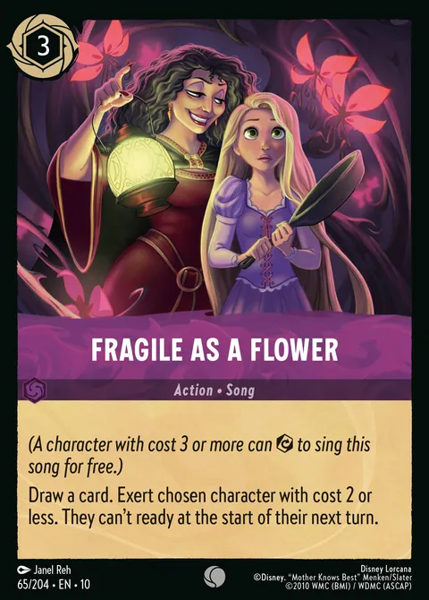 Fragile as a Flower Disney Lorcana card