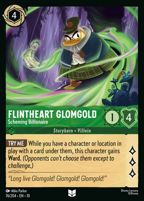 Flintheart Glomgold — Scheming Billionaire Disney Lorcana card