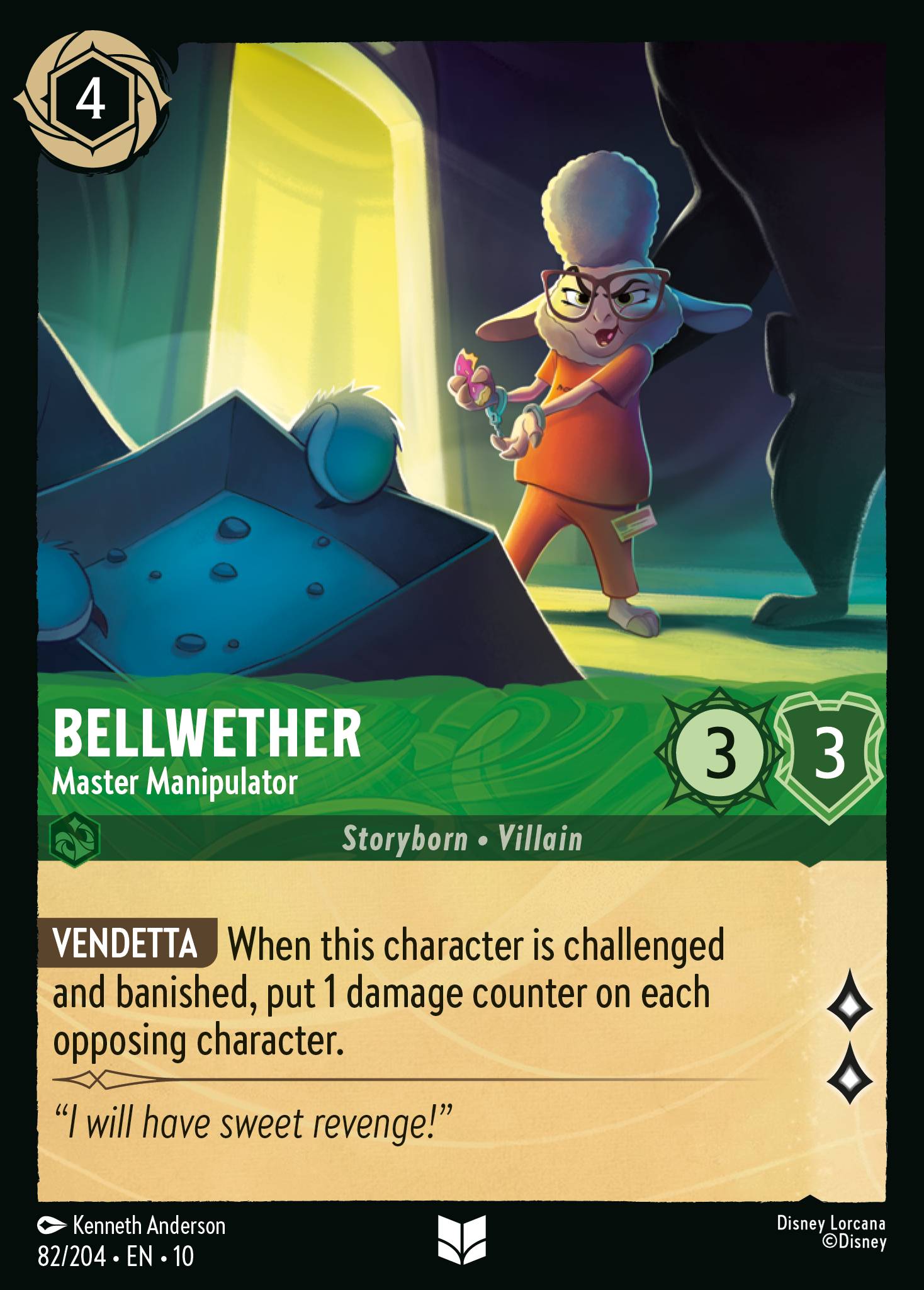 Bellwether — Master Manipulator Disney Lorcana card