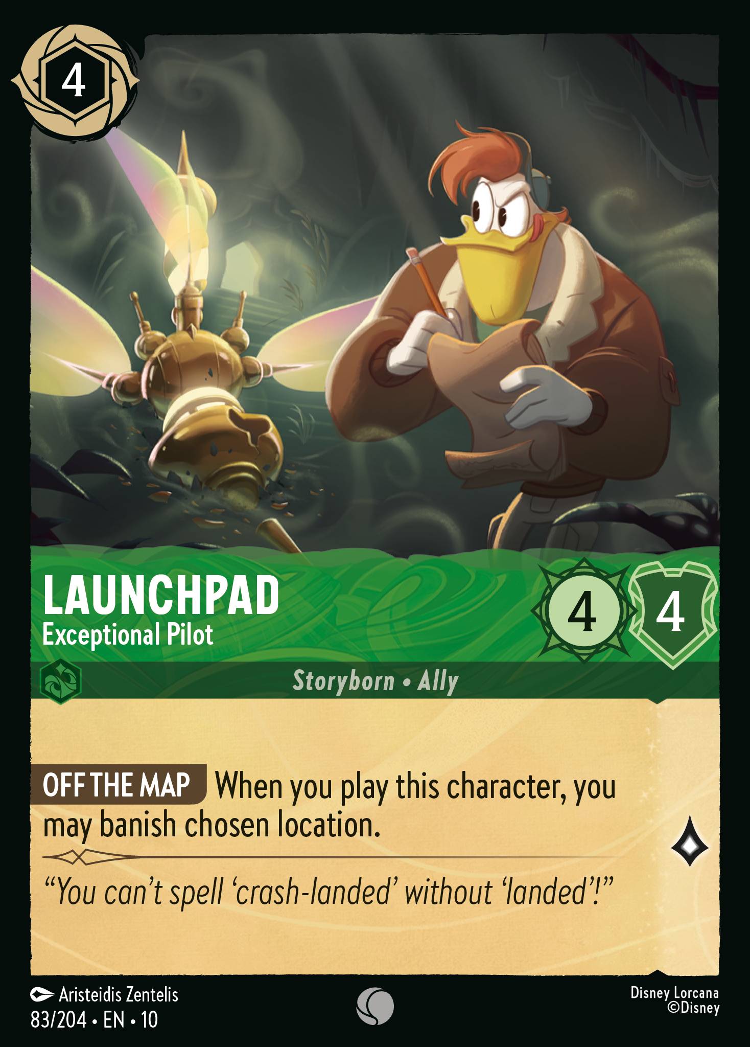 Launchpad — Exceptional Pilot Disney Lorcana card
