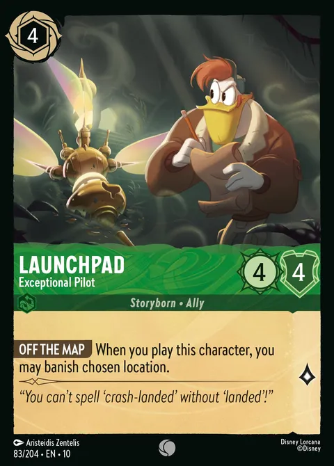 Launchpad — Exceptional Pilot Disney Lorcana card