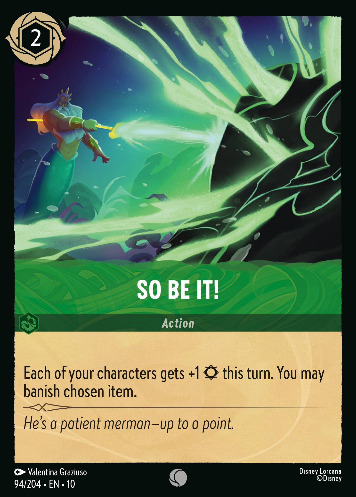 So Be It! Disney Lorcana card
