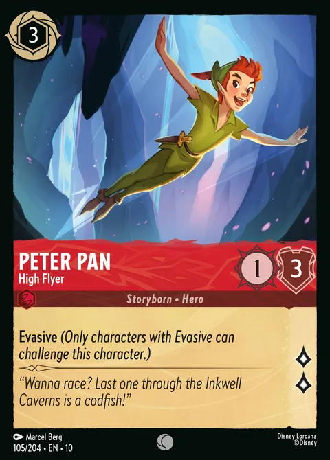 Peter Pan — High Flyer Disney Lorcana card
