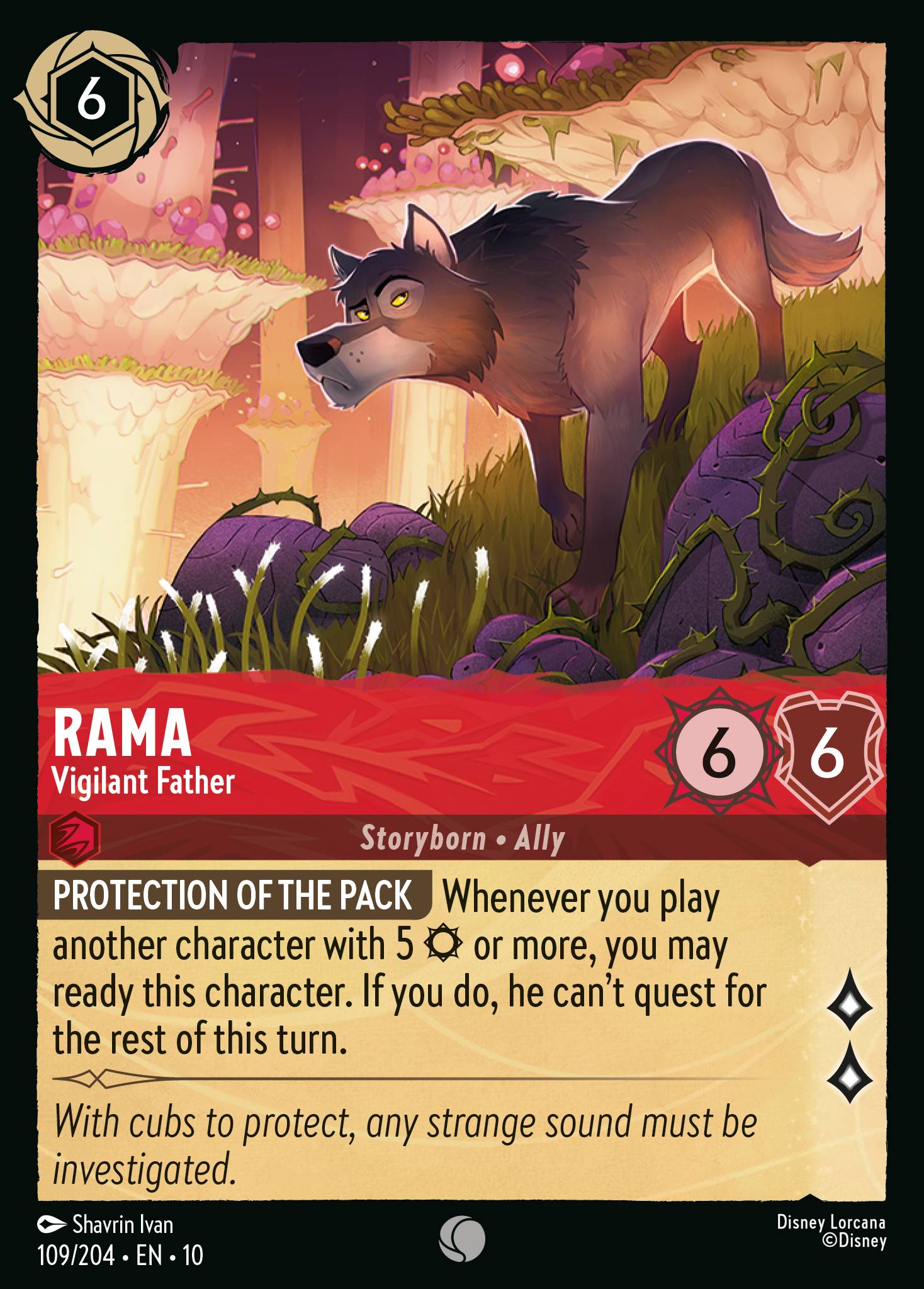Rama — Vigilant Father Disney Lorcana card