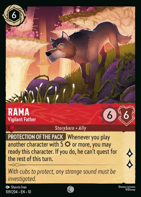 Rama — Vigilant Father Disney Lorcana card