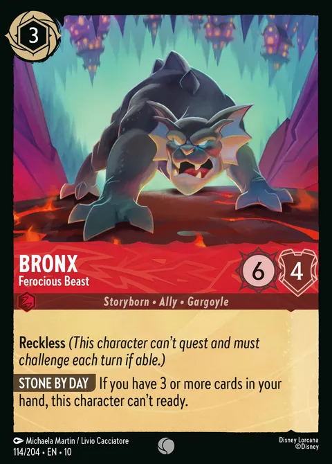 Bronx — Ferocious Beast Disney Lorcana card
