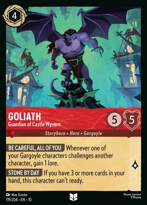 Goliath — Guardian of Castle Wyvern Disney Lorcana card