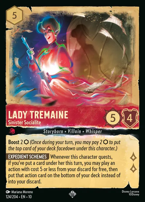 Lady Tremaine — Sinister Socialite Disney Lorcana card