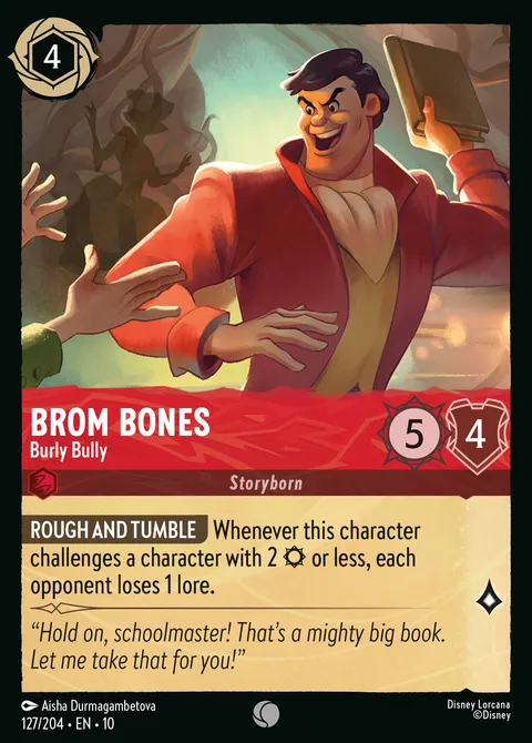 Brom Bones — Burly Bully Disney Lorcana card