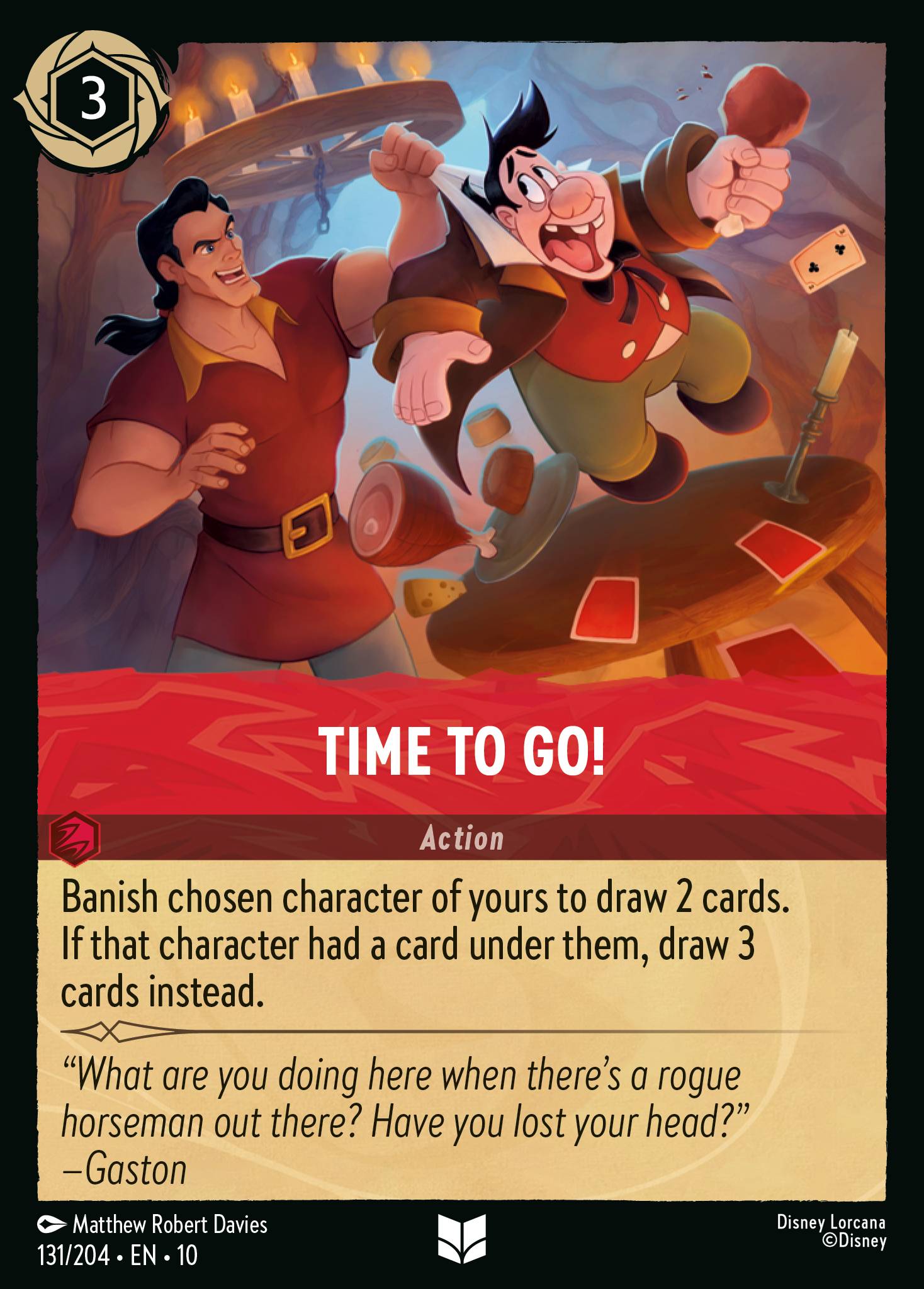 Time to Go! Disney Lorcana card