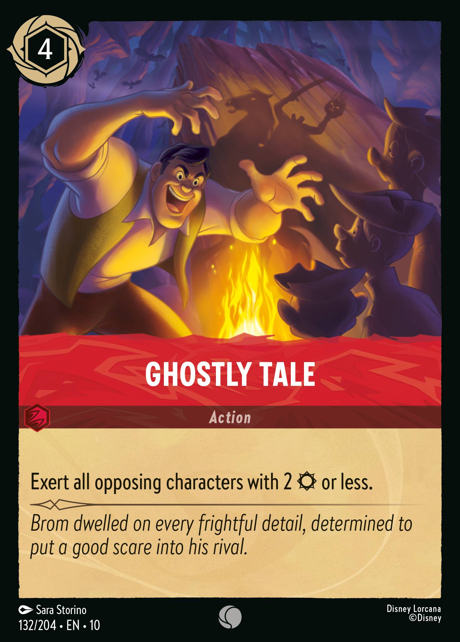 Ghostly Tale Disney Lorcana card