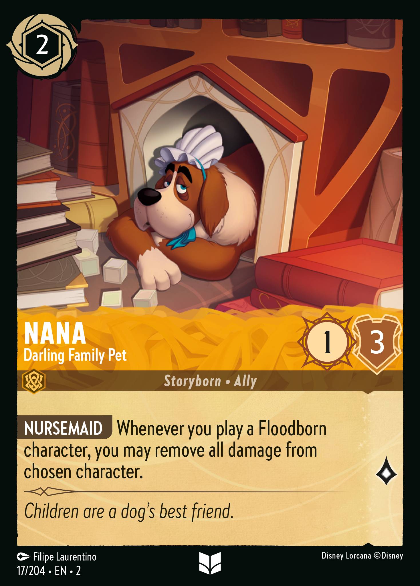 Nana — Darling Family Pet Disney Lorcana card