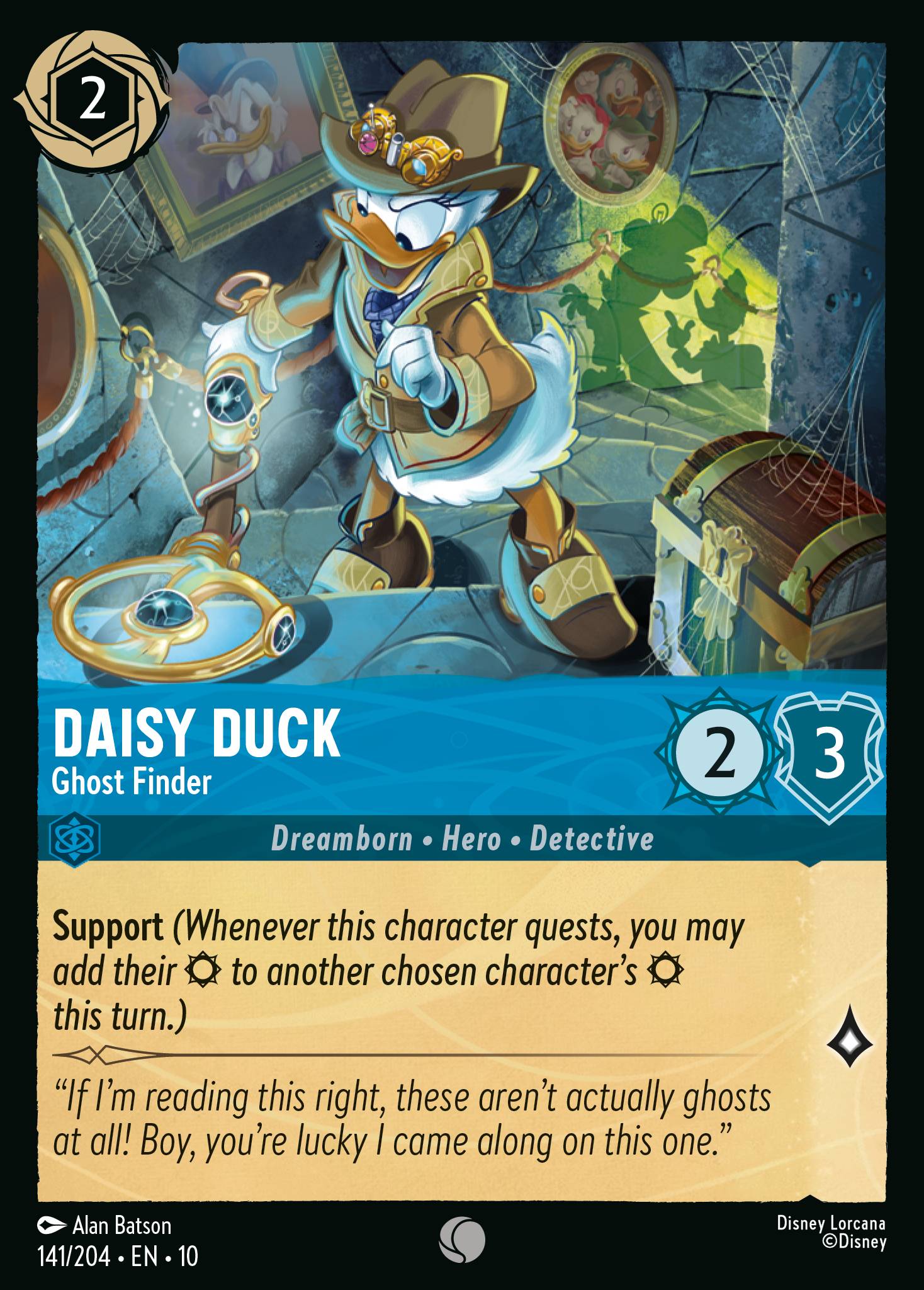 Daisy Duck — Ghost Finder Disney Lorcana card