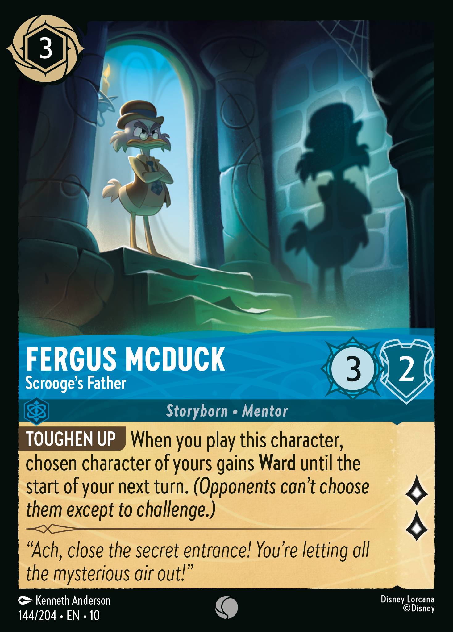 Fergus McDuck — Scrooge's Father Disney Lorcana card