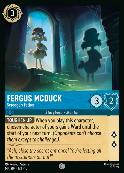 Fergus McDuck — Scrooge's Father Disney Lorcana card