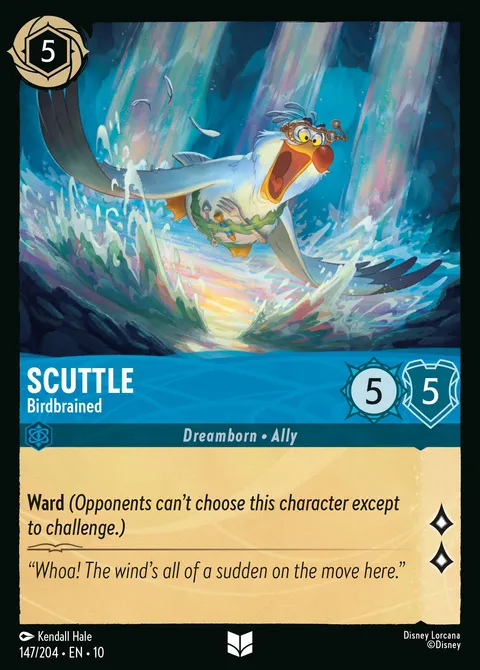Scuttle — Birdbrained Disney Lorcana card