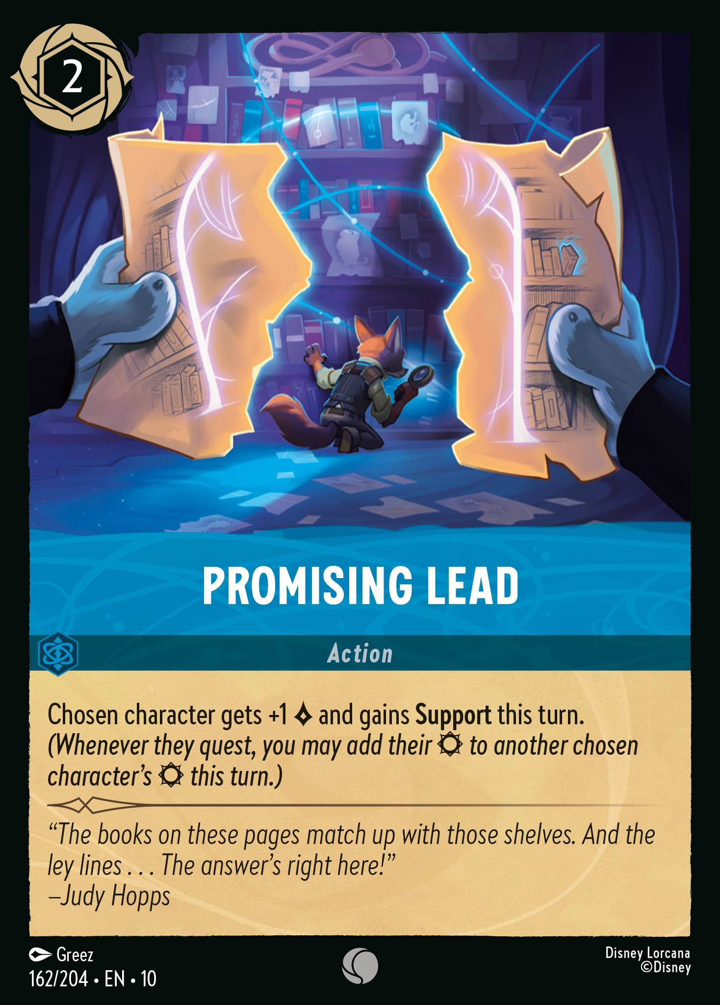 Promising Lead Disney Lorcana card