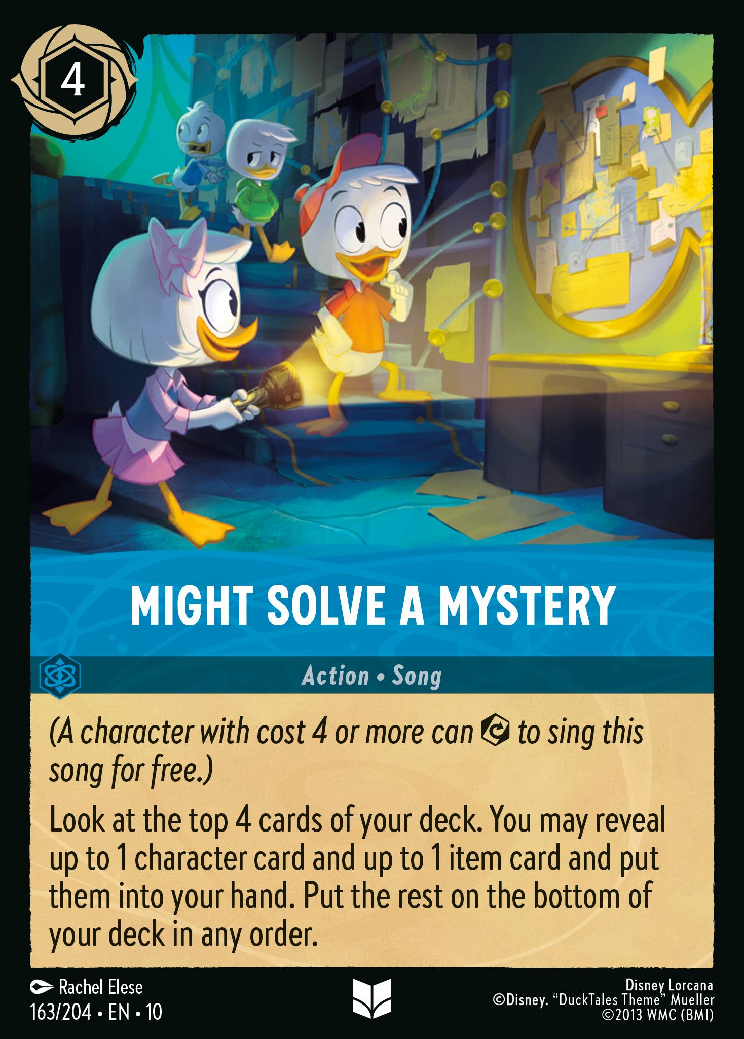 Might Solve a Mystery Disney Lorcana card