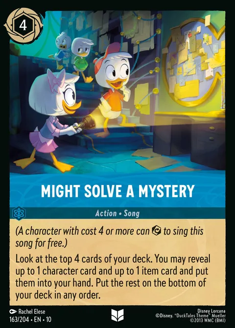 Might Solve a Mystery Disney Lorcana card