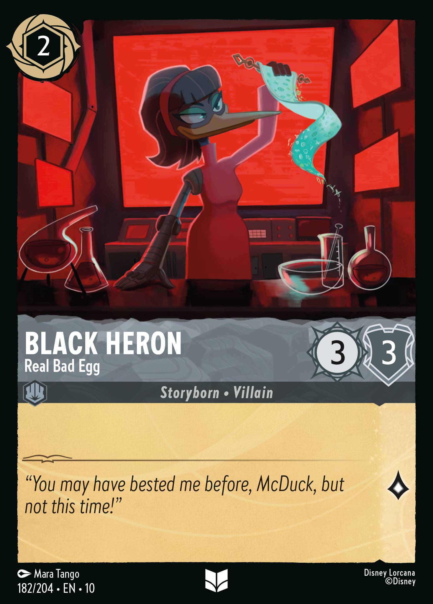 Black Heron — Real Bad Egg Disney Lorcana card
