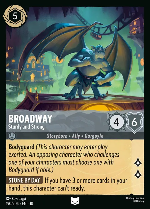 Broadway — Sturdy and Strong Disney Lorcana card