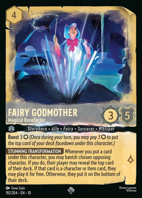 Fairy Godmother — Magical Benefactor Disney Lorcana card