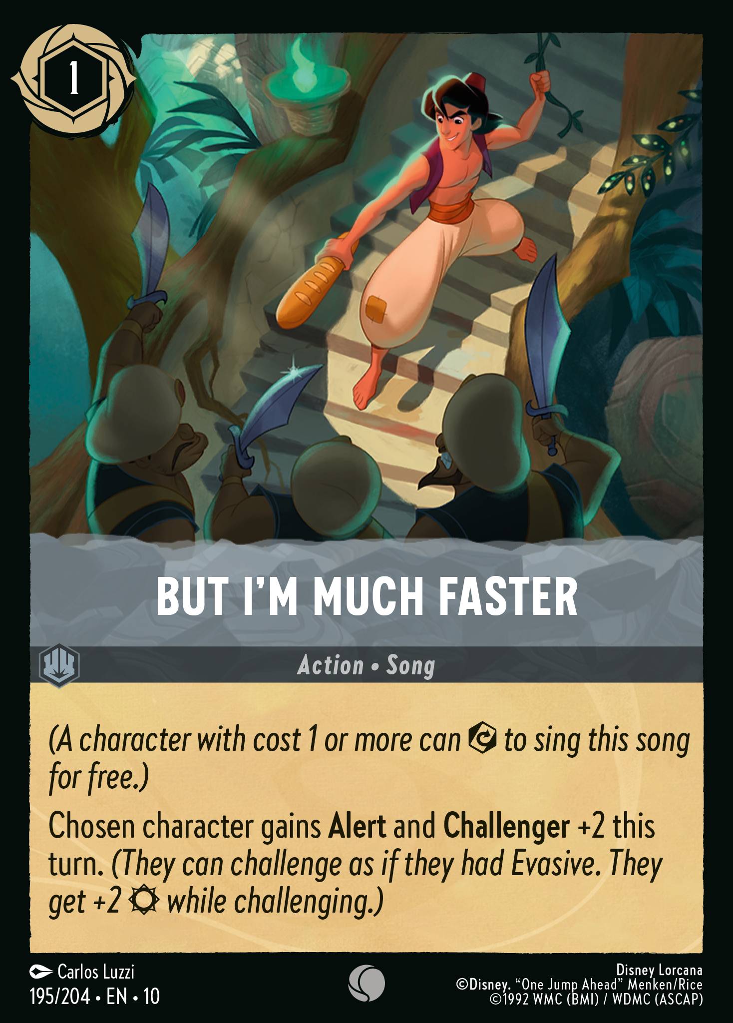 But I'm Much Faster Disney Lorcana card