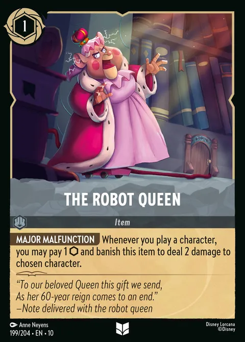 The Robot Queen Disney Lorcana card