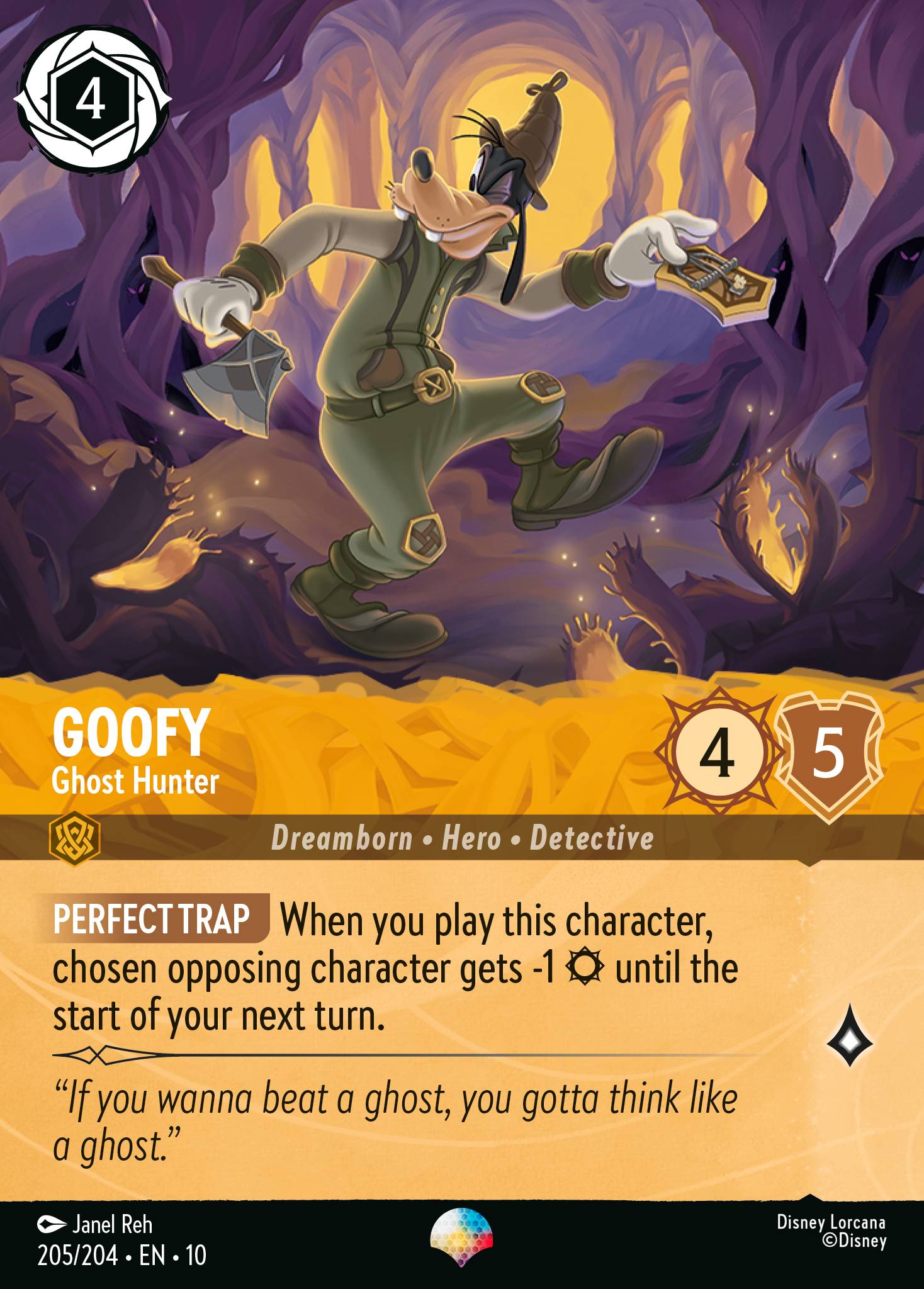 Goofy — Ghost Hunter Disney Lorcana card