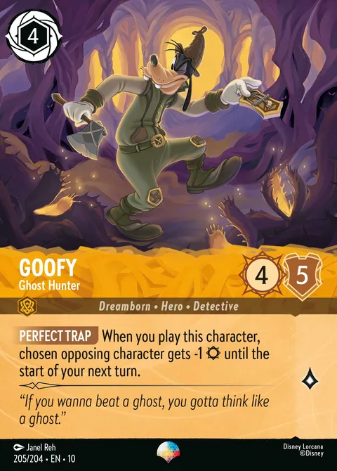 Goofy — Ghost Hunter Disney Lorcana card