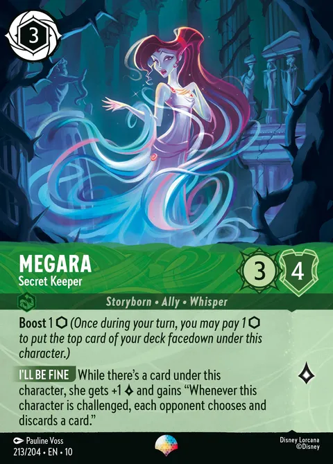 Megara — Secret Keeper Disney Lorcana card
